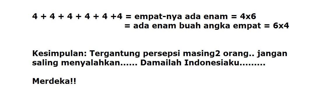 Menjawab Tuduhan Ibu Gurunya Habibi bahwa Jawaban Habibi itu salah