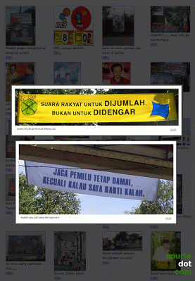 SPANDUK PEMILU YANG ANEH
