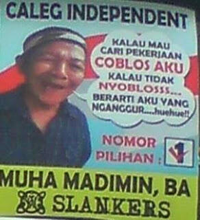 SPANDUK PEMILU YANG ANEH