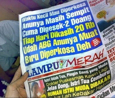 Kadang koran suka begini (NGAKAK)