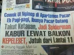 Kadang koran suka begini (NGAKAK)