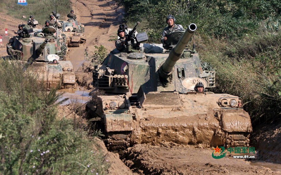 &#91;PIC&#93; PTZ-89 Tank Destroyer PLA Dalam Latihan &quot;Fire Power 2014-San Jie&quot; 