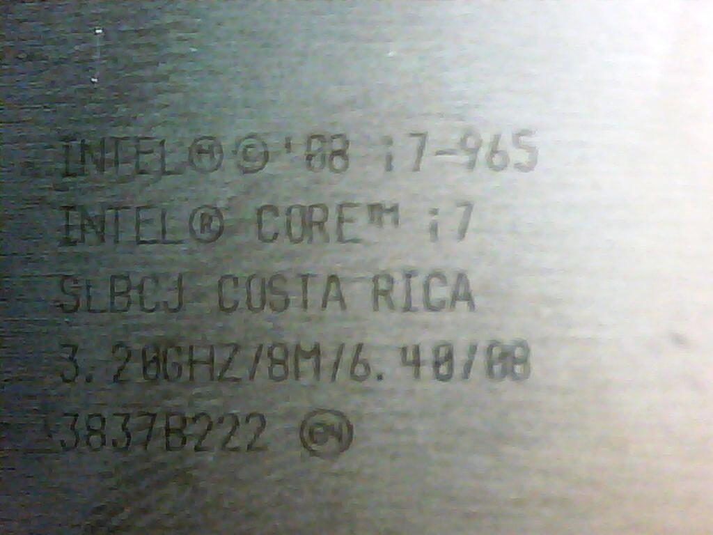 Intel® Core™ i7-965 Processor Extreme Edition (8M Cache, 3.20 GHz, 6.40 GT/s Intel®