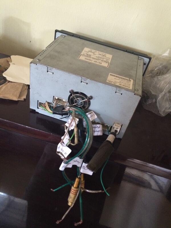 hu tv double din fujitsu ex grand innova original malang