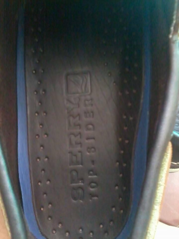 sepatu boat shoes sperry top sider original big size 11.5/45 warna darkbrown for men