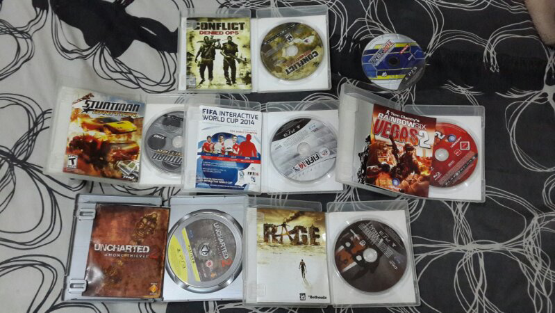 Kaset Ps3 Fifa14,PES13,Uncharted2,dll