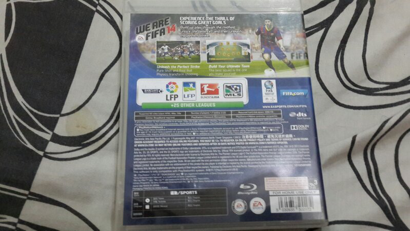 Kaset Ps3 Fifa14,PES13,Uncharted2,dll