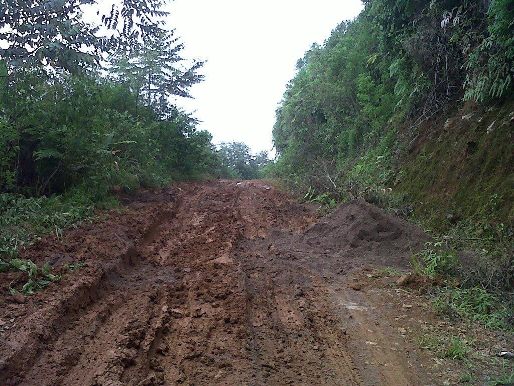 Ironis Jalan di Perbatasan di Provinsi Jawa Barat Masih Memprihatinkan