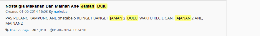 Ternyata Kaskuser Hobinya Bernostalgia