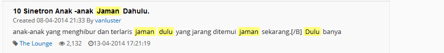 Ternyata Kaskuser Hobinya Bernostalgia