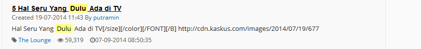 Ternyata Kaskuser Hobinya Bernostalgia