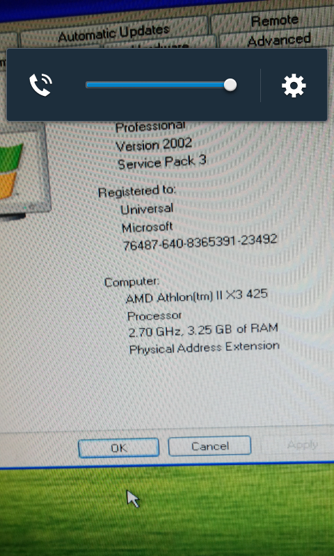 ECS A880LM-M + ATHLON X3 425 + HFS