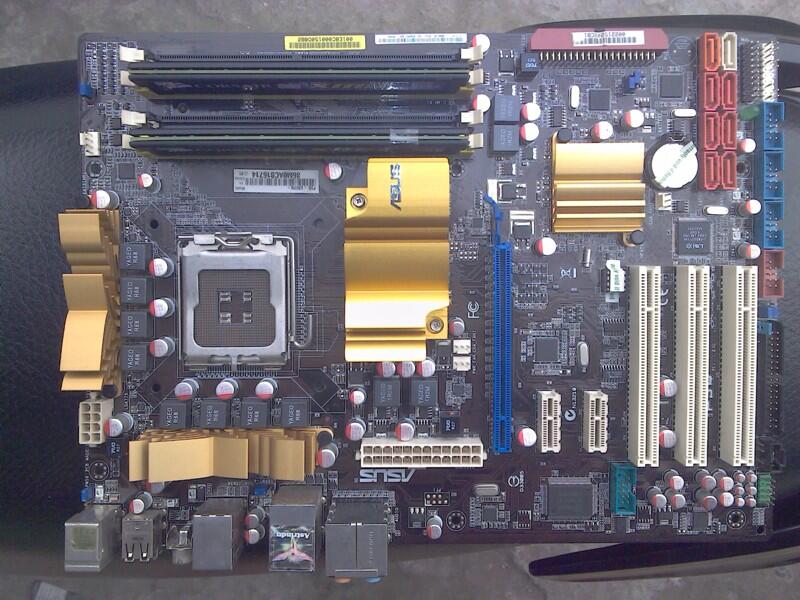 DDR2 LGA 775 ASUS P5Q + Cotre 2 Duo E8400 3.0 Ghz 45 nm STABLE!!!