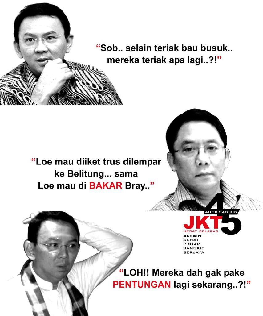 AHOK SADIKIN PUNYA CATATAN DEMO JAKARTA 240914