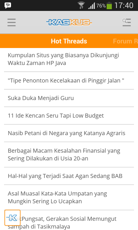 Nyesal baru kenal kaskus