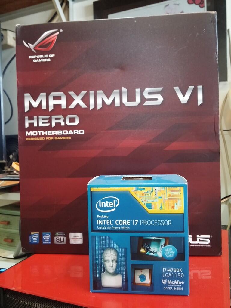 Asus Maximus VI Hero + i7 4790K