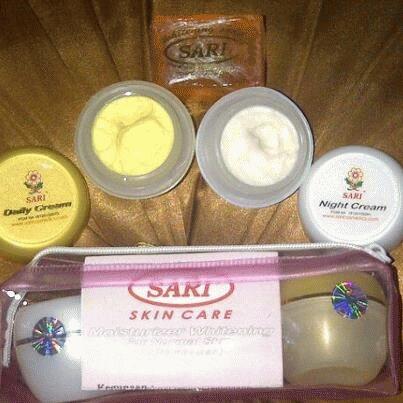 SARI Moisturizer Whitening (krim pemutih wajah SARI) BerBPOM