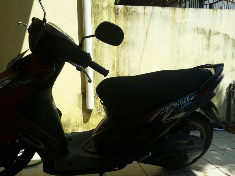 mio soul 2008 kondisi 80% merah hitam