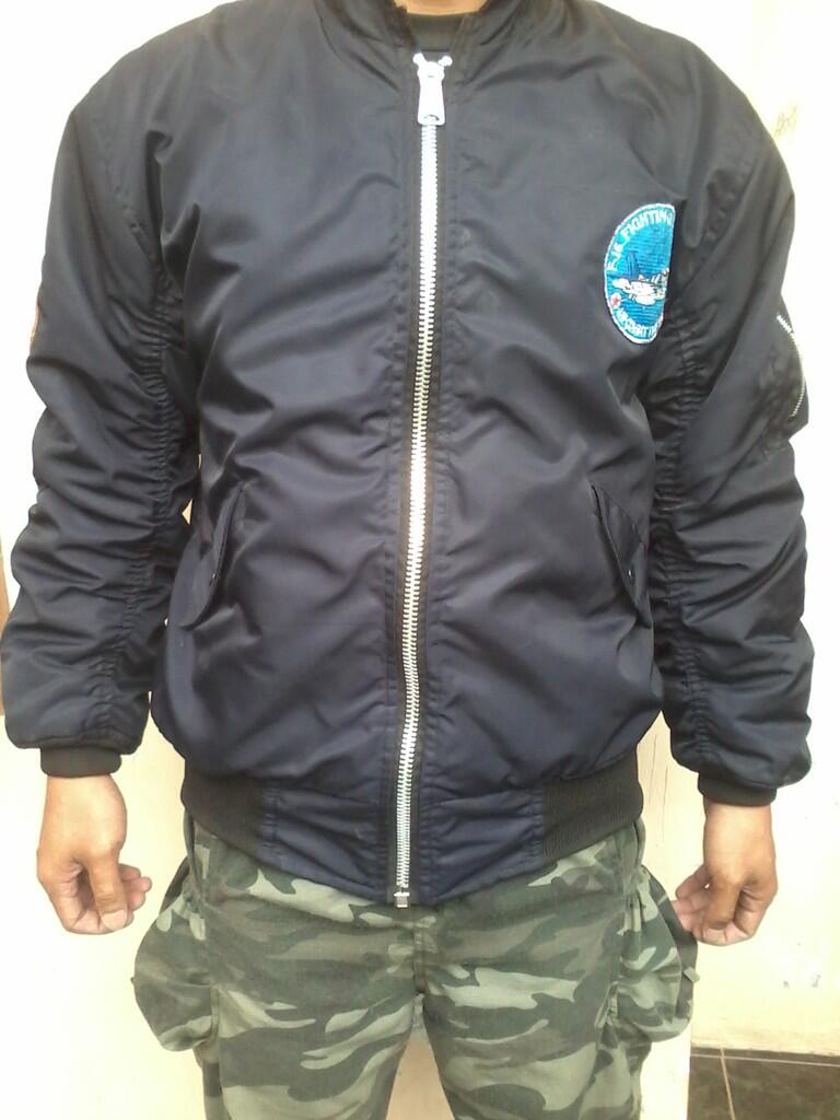 Terjual jaket pilot auri jaket antibara bomber partai 