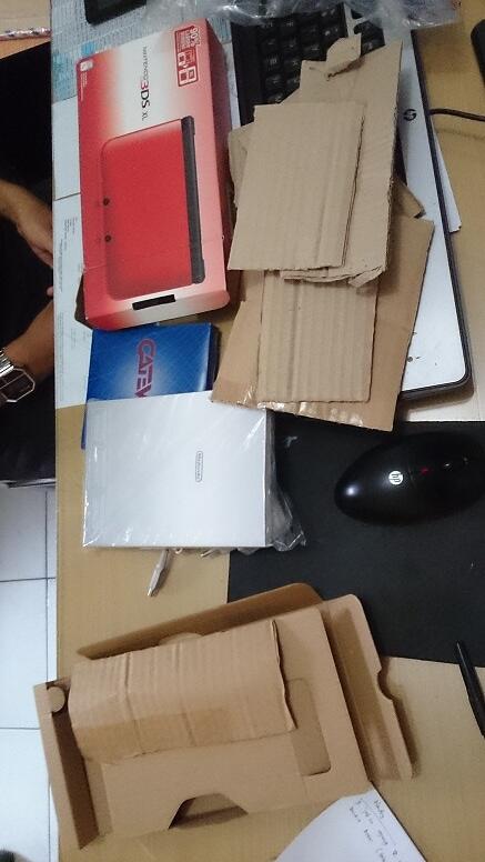 Nintendo 3ds XL merah fw 4.4 + gateway