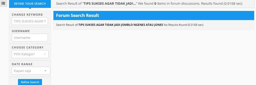 Tips Sukses Agar Tidak Jomblo Ngenes &#91;JONES&#93;