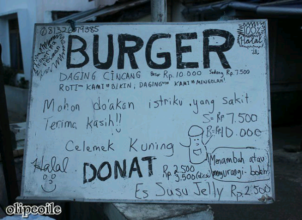 Kisah Bule Jualan Burger di Pasar: Tolong Doakan Agar Istriku Sembuh 