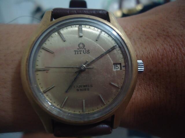 Jam Tangan Antik & Unik TITUS Bulat Gemuk