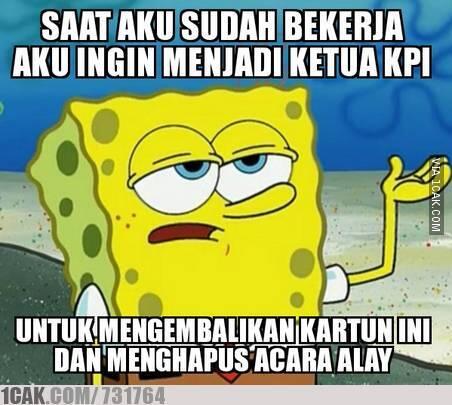 Meme - Terima Kasih Spongebob dan #savemychildhood 