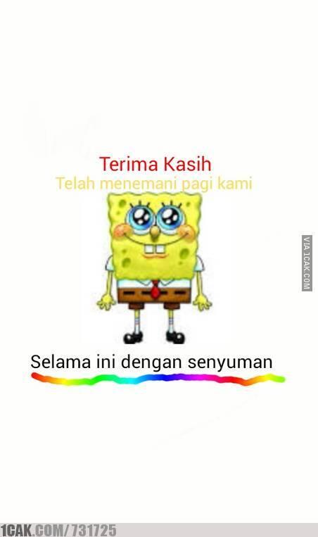 Meme - Terima Kasih Spongebob dan #savemychildhood 