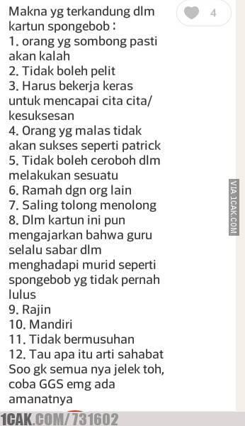 Meme - Terima Kasih Spongebob dan #savemychildhood 