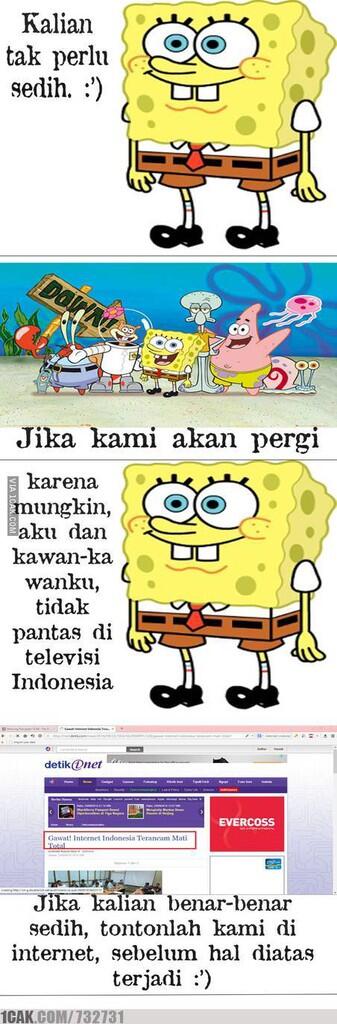 Meme - Terima Kasih Spongebob dan #savemychildhood 