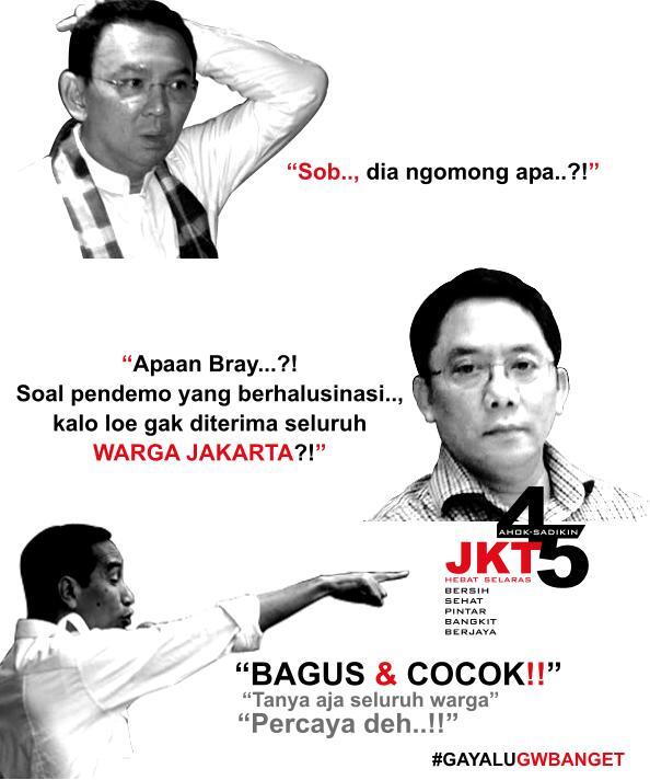 AHOK SADIKIN PUNYA CATATAN DEMO JAKARTA 240914