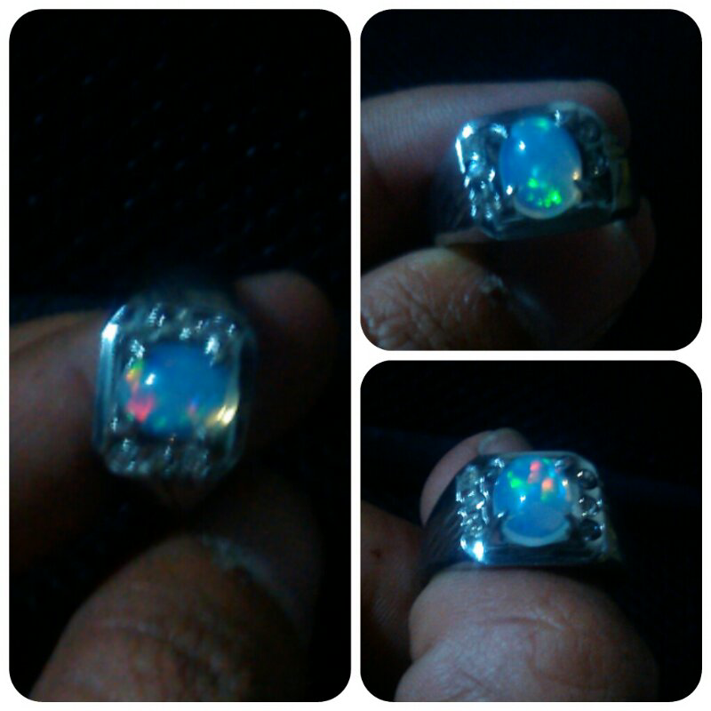 ring siap pakai rubby, opal / kalimaya dll