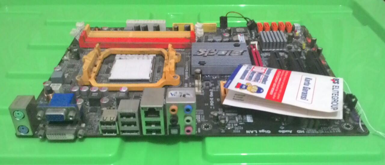 Mobo ECS A785GM-AD3 socket AM3 kondisi error