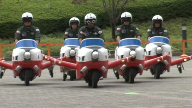 Motor Model Jet Tempur Tampil Dlm Peringatan ke 60 Pertahanan Udara Jepang