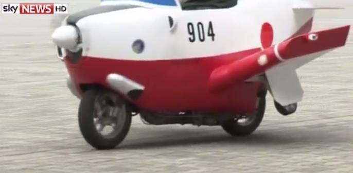 Motor Model Jet Tempur Tampil Dlm Peringatan ke 60 Pertahanan Udara Jepang