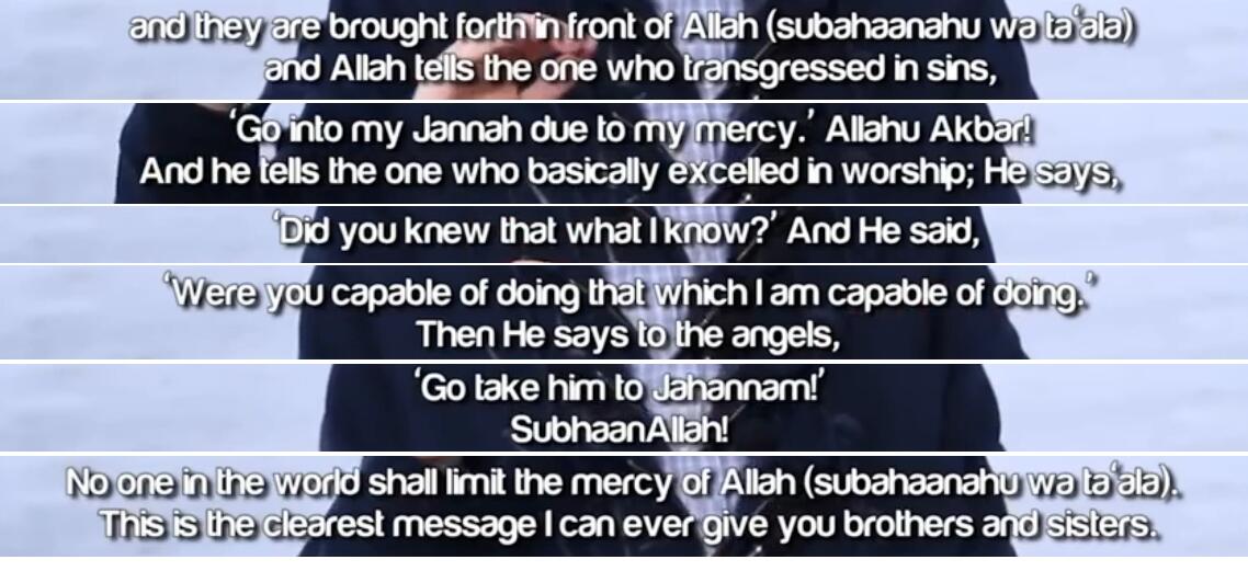 (MUSLIM MASUK) Peringatan bagi yg sholeh atau merasa sholeh