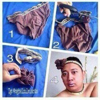 Membuat bando Cantik dari bahan bekas(Ngakak Inside)