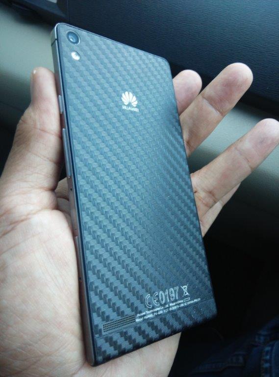 huawei ascend p6 black carbon mulus fullset