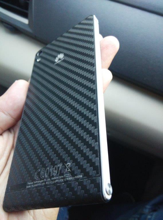 huawei ascend p6 black carbon mulus fullset