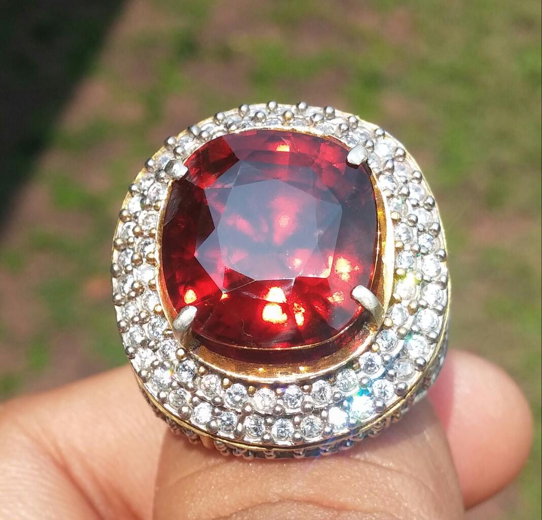 Red garnet Big Size