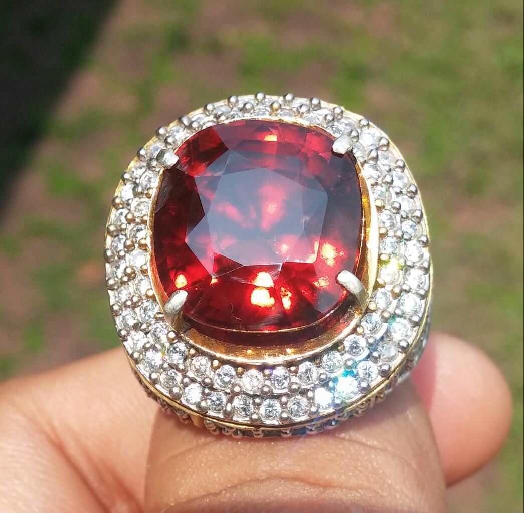 Red garnet Big Size