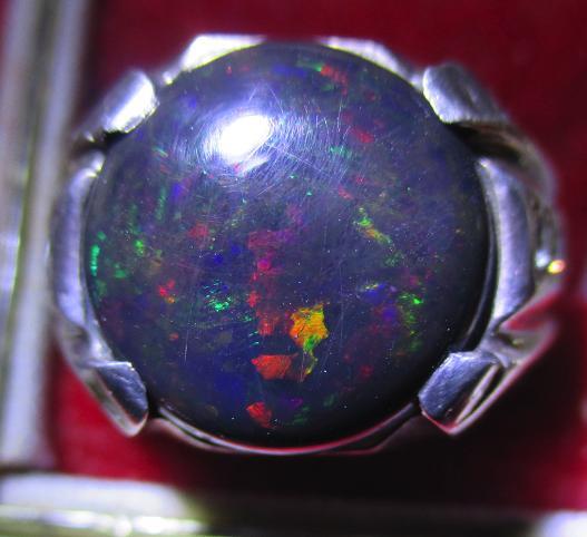 KALIMAYA BLACK SOLID KEMBANG LENGKAP ..CINCIN PERAK