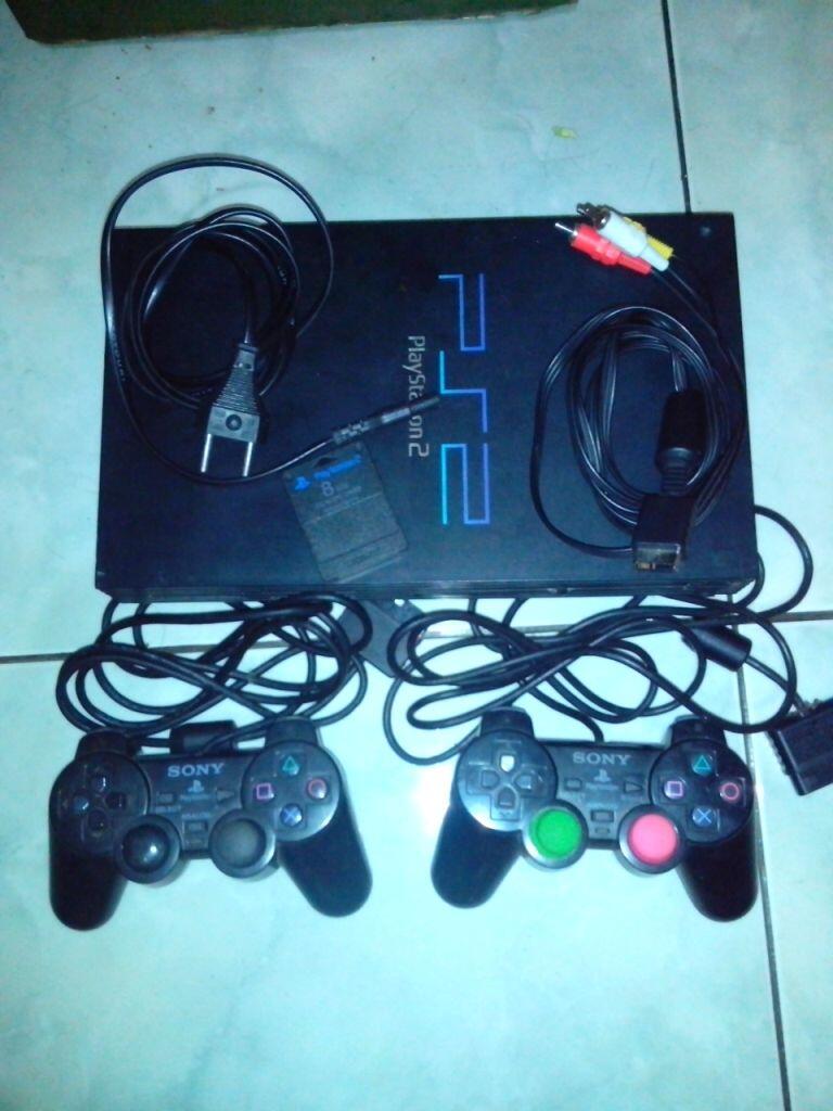 PS 2 Fat Hardisk dalam 250Gb Full Game Normal Bandung