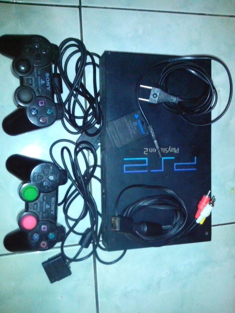 PS 2 Fat Hardisk dalam 250Gb Full Game Normal Bandung