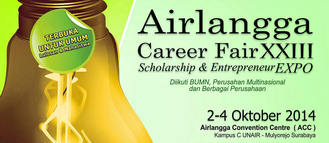 Airlangga Career Fair 2014 | 2 - 4 Oktober 2014 by PPKK Universitas Airlangga
