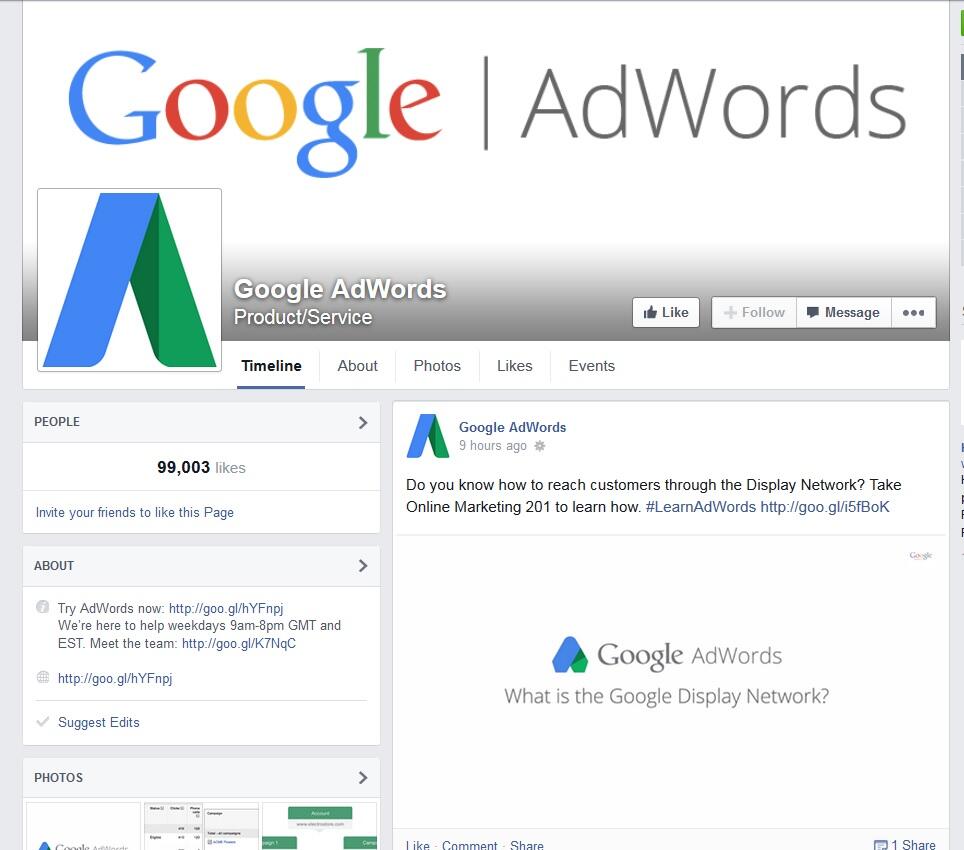 Bahkan Google pun beriklan di Facebook