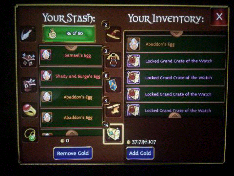 jual shady and surge egg arcane legends