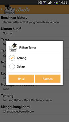 BaBe, Aplikasi Berita di Android Paling Komplit
