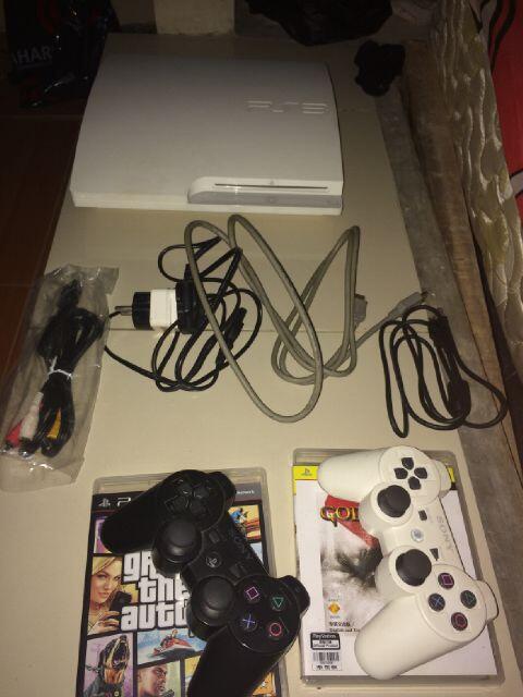 Ps3 Slim White160gb Ori + 2bd
